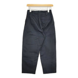 MARGARET HOWELL ORGANIC COTTON OXFORD トラウザーズ サイズ0 定価36300円 578-3243002 パンツ ネイビー レディース マーガレットハウエル【中古】6-0424G♪