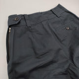 MARGARET HOWELL ORGANIC COTTON OXFORD トラウザーズ サイズ0 定価36300円 578-3243002 パンツ ネイビー レディース マーガレットハウエル【中古】6-0424G♪