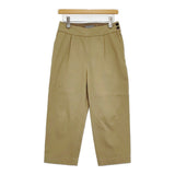 MARGARET HOWELL WASHED COTTON TWILL テーパード サイズ1 定価37400円 パンツ 25SS ベージュ レディース マーガレットハウエル【中古】6-0307G♪