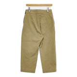 MARGARET HOWELL WASHED COTTON TWILL テーパード サイズ1 定価37400円 パンツ 25SS ベージュ レディース マーガレットハウエル【中古】6-0307G♪