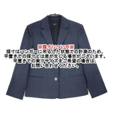 theory ウール混 サイズ0 CROP BOXY SB JKT TRACEABLE WOOL 紺ブレ テーラードジャケット ネイビー レディース セオリー【中古】6-0817T∞