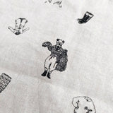 R&D.M.Co- ブリティッシュスポーツ エンブロイダリー リネン B.S EMBROIDERY LINEN トートバッグ ベージュ レディース オールドマンズテーラー【中古】6-0812G∞