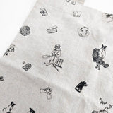 R&D.M.Co- ブリティッシュスポーツ エンブロイダリー リネン B.S EMBROIDERY LINEN トートバッグ ベージュ レディース オールドマンズテーラー【中古】6-0812G∞