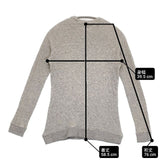 R&D.M.Co- 4-GAUZE RAGLAN SH ガーゼ コットン 長袖Ｔシャツ カットソー ロンＴ グレー レディース オールドマンズテーラー【中古】6-0622M∞