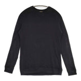 R&D.M.Co- 4-GAUZE RAGLAN SH ガーゼ 長袖Ｔシャツ カットソー ロンＴ ブラック レディース オールドマンズテーラー【中古】6-0622M∞
