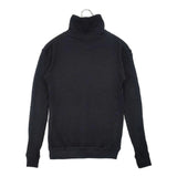 R&D.M.Co- 4-GAUZE RAGLAN SH ガーゼ ハイネック コットン 日本製 長袖Ｔシャツ カットソー ロンＴ ブラック レディース オールドマンズテーラー【中古】6-0511M△