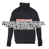 R&D.M.Co- 4-GAUZE RAGLAN SH ガーゼ ハイネック コットン 日本製 長袖Ｔシャツ カットソー ロンＴ ブラック レディース オールドマンズテーラー【中古】6-0511M△