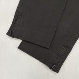 MASSE MENSCH ストレッチパンツ 裾サイドファスナー パンツ ブラック レディース マッセメンシュ【中古】6-0622G∞