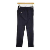 MASSE MENSCH ストレッチパンツ 裾サイドファスナー パンツ ネイビー レディース マッセメンシュ【中古】6-0622G∞