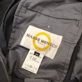 MASSE MENSCH ストレッチパンツ 裾サイドファスナー パンツ ネイビー レディース マッセメンシュ【中古】6-0622G∞