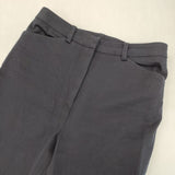 MASSE MENSCH ストレッチパンツ 裾サイドファスナー パンツ ネイビー レディース マッセメンシュ【中古】6-0622G∞