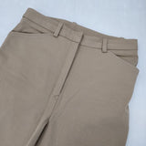 MASSE MENSCH ストレッチパンツ サイドボタン クロップド丈 パンツ ベージュ レディース マッセメンシュ【中古】6-0622G∞