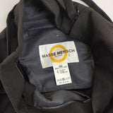 MASSE MENSCH センタープレス スラックス ベルト付き サイズ36 パンツ ブラック レディース マッセメンシュ【中古】6-1008T∞