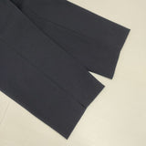 MASSE MENSCH センタープレス スラックス ベルト付き サイズ36 パンツ ネイビー レディース マッセメンシュ【中古】6-1008T∞