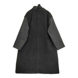VACHEMENT ヴァシュモン リサイクルシェルタフタ×ボア リバーシブルコート 38 定価79200円 VL-32-203 コート ブラック レディース【中古】6-0309T♪