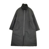 VACHEMENT ヴァシュモン リサイクルシェルタフタ×ボア リバーシブルコート 38 定価79200円 VL-32-203 コート ブラック レディース【中古】6-0309T♪