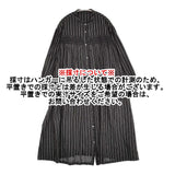 Conges payes/ADIEU TRISTESSE スモッキングドビーワンピース ブラック ホワイト レディース コンジェ ペイエ/アデュートリステス【中古】6-0424M♪