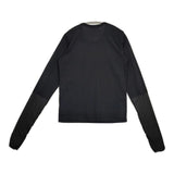 RIAM Plage 新品 R’IAM Sheer Cuff プルオーバー 定価11000円 24070922603140 長袖Ｔシャツ カットソー ロンＴ ブラック レディース リアムプラージュ【中古】6-0520M∞