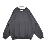 CREDONA 刺繍 ロゴ 1421512788-0 オーバーサイズ トレーナー スウェット チャコールグレー レディース クレドナ【中古】6-0622M∞