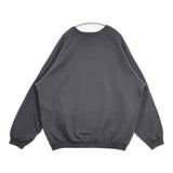 CREDONA 刺繍 ロゴ 1421512788-0 オーバーサイズ トレーナー スウェット チャコールグレー レディース クレドナ【中古】6-0622M∞