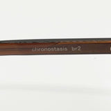 AIM chronostasis br2 定価15950円 サングラス ブラウン ライトグリーン レディース エイム【中古】6-0530G∞