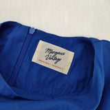 MARGAUX VINTAGE マルゴーヴィンテージ 21GTH-1122 コットンドレス ワンピース ブルー レディース【中古】6-0622M∞