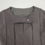 AMERI BELTED TUCK PLEATS DRESS プリーツドレス ベルト付き ワンピース グレー レディース アメリ【中古】6-0817T∞
