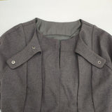 AMERI BELTED TUCK PLEATS DRESS プリーツドレス ベルト付き ワンピース グレー レディース アメリ【中古】6-0817T∞