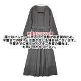 AMERI BELTED TUCK PLEATS DRESS プリーツドレス ベルト付き ワンピース グレー レディース アメリ【中古】6-0817T∞
