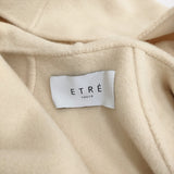 ETRE TOKYO フーディーリバーコート サイズM 定価49500円 1223500019-0 コート アイボリー レディース エトレトウキョウ【中古】6-0309T♪