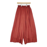 UNITED ARROWS UWMF P サテンマキシ キュロットパンツ パンツ レッド レディース ユナイテッドアローズ【中古】6-0504M∞