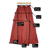 UNITED ARROWS UWMF P サテンマキシ キュロットパンツ パンツ レッド レディース ユナイテッドアローズ【中古】6-0504M∞