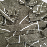 Ameri VINTAGE LITTLE FLARE LINE ART LONG COAT サイズM 0124207430540 コート カーキ ホワイト レディース アメリヴィンテージ【中古】6-0309A♪