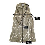 Ameri VINTAGE LITTLE FLARE LINE ART LONG COAT サイズM 0124207430540 コート カーキ ホワイト レディース アメリヴィンテージ【中古】6-0309A♪
