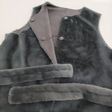 Ameri VINTAGE MANY WAY USEFUL BOA COAT 3WAY 定価33000円 リバーシブル コート ブルーグレー レディース アメリヴィンテージ【中古】6-0309T♪