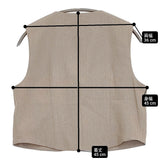 Ameri VINTAGE OTONA MUSE SHORT WAVE VEST WITH SKIRT 小山田早織さんコラボ 定価28600円 セットアップ ベージュ レディース アメリヴィンテージ【中古】6-0309M♪