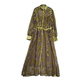 Ameri VINTAGE UNDRESSED LUNA OPAL DRESS サイズM 定価23100円 02020530510 ワンピース ブラウン カーキ レディース アメリヴィンテージ【中古】6-0914T♪