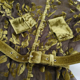 Ameri VINTAGE UNDRESSED LUNA OPAL DRESS サイズM 定価23100円 02020530510 ワンピース ブラウン カーキ レディース アメリヴィンテージ【中古】6-0914T♪