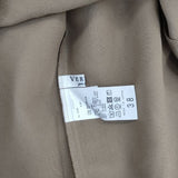VERMEIL par iena スタンドカラー フレンチスリーブ ワンピース ベージュ レディース ヴェルメイユパーイエナ【中古】6-0617S∞