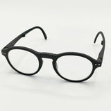IZIPIZI イジピジ Reading #F +2 リーディング コンパクト 折りたたみ 老眼鏡 クリアレンズ メガネ ブラック クリア レディース【中古】6-0530G∞
