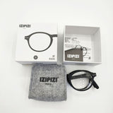 IZIPIZI イジピジ Reading #F +2 リーディング コンパクト 折りたたみ 老眼鏡 クリアレンズ メガネ ブラック クリア レディース【中古】6-0530G∞
