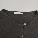 vie evam eva botanical dye cardigan 定価26400円 V231K945 リネン カーディガン チャコールグレー レディース ヴィー エヴァムエヴァ【中古】6-0511M△