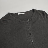 vie evam eva botanical dye cardigan 定価26400円 V231K945 リネン カーディガン チャコールグレー レディース ヴィー エヴァムエヴァ【中古】6-0511M△