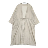 evam eva cotton voile robe 定価26400円 E211T046 ローブ コート ベージュ レディース エヴァムエヴァ【中古】6-0622M∞