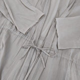 evam eva cotton voile robe 定価26400円 E211T046 ローブ コート ベージュ レディース エヴァムエヴァ【中古】6-0622M∞