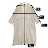 evam eva cotton voile robe 定価26400円 E211T046 ローブ コート ベージュ レディース エヴァムエヴァ【中古】6-0622M∞