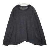 45R/45rpm ウールガーゼ天竺のニットソーフレアーTシャツ 定価20900円 セーター ニット チャコールグレー レディース フォーティーファイブアールピーエム【中古】6-1008T∞