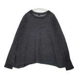 45R/45rpm ウールガーゼ天竺のニットソーフレアーTシャツ 定価20900円 セーター ニット チャコールグレー レディース フォーティーファイブアールピーエム【中古】6-1008T∞
