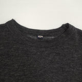 45R/45rpm ウールガーゼ天竺のニットソーフレアーTシャツ 定価20900円 セーター ニット チャコールグレー レディース フォーティーファイブアールピーエム【中古】6-1008T∞