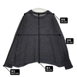 45R/45rpm ウールガーゼ天竺のニットソーフレアーTシャツ 定価20900円 セーター ニット チャコールグレー レディース フォーティーファイブアールピーエム【中古】6-1008T∞